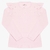 Blusa em Cotton com Babado e Aplique de Pérola