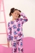 Pijama em Suede Stitch na internet