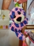 Agarradinho Urso Roxo e Rosa - comprar online