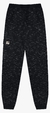 Calça de Moletom Jet com Bolso e Plaquinha Aplicada - Preta