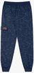 Calça de Moletom Jet com Bolso e Plaquinha Aplicada - Infantil - Azul Marinho