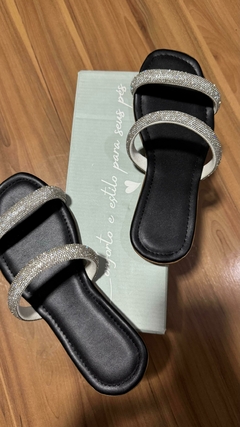 RASTEIRA LUXO PRETO - STRASS - comprar online