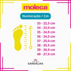 SANDÁLIA MOLECA NAPA TURIM 5462.138 - Nude - Cristal - comprar online