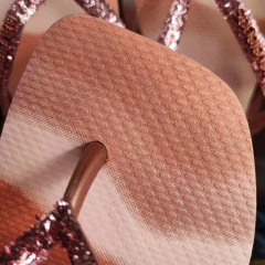 CHINELO HAVAIANAS SLIM SQUARE GLITTER PARTY - Rosa Ballet na internet