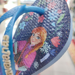 CHINELO HAVAIANAS INFANTIL PRINCESAS - Azul - Azul lavanda na internet