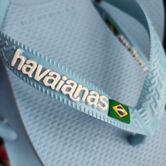 CHINELO HAVAIANAS BRASIL LOGO - Azul Lavanda - SHOPPING DAS SANDÁLIAS