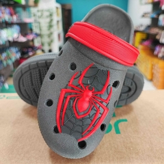 BABUCHE KIDS MAR E COR AQUARELA 104.006.033 - Preto / Vermelho - comprar online
