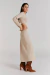 VESTIDO TRICOT JESSY- BEGE TAUPE NATIVOZZA na internet