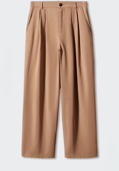 Pantalon sastrero beige MANGO en internet