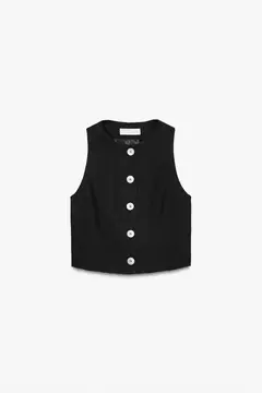 Chaleco botones ZARA - comprar online