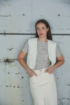 Blusa brillos STRADIVARIUS