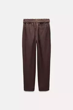 Pantalon gabardina ZARA en internet