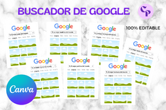 PLANTILLA EDITABLE BUSCADOR DE GOOGLE EN CANVA