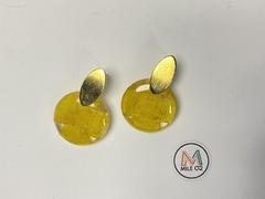 R-61 Aretes en resina de forma circular 2 cm de diametro - Mile Co
