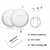 TWS Wireless Bluetooth Headset, Touch Earbuds, Aparelho Auditivo, Esportes, Adeq - comprar online