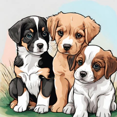 poster de perritos