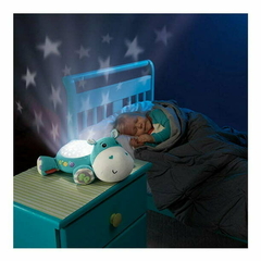 Hipopótamo proyector fisher price azul - toy world
