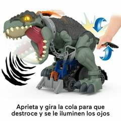 figura de acción MATTEL jurassic world dinosaurio mega rugido salvaje - toy world