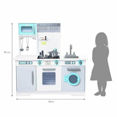 cocina de madera con accesorios grand classic chef cocina de juguete para niños kids house - toy world