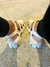 sandália tratorada cor off white tiras 36 - comprar online