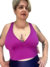 Top Cropped Canelado Colorido - HTZ Fitness