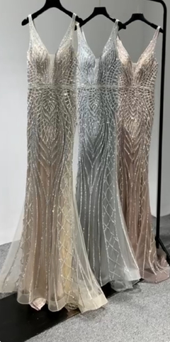 Vestido Perugia Plata - Laura Rodriguez