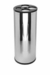 LIXEIRA DE COPOS DE AGUA EM ACO INOX 24X50CM COM TAMPA PLASTICA COLORIDA 500 COPOS AGUA PRETO MODELO E21P