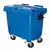 CONTENTOR MOVEL PARA LIXO 660L COM PEDAL AZUL MODELO C660PA