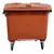 CONTENTOR MOVEL PARA LIXO 660L COM PEDAL MARROM MODELO C660PM - comprar online