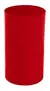 LIXEIRA PLASTICA SEM TAMPA 22L VERMELHO6UNIDADES MODELO EB13V