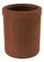 LIXEIRA PLASTICA COM ARO 12L MARROM 12UNIDADES MODELO CB38M