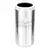 LIXEIRA EM ACO INOX 30 X 70 CM COM ARO PINTADO 50L BRANCO MODELO C31B
