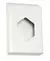 DISPENSER CLASSICO PARA SAQUINHOS DE DESCARTE DE ABSORVENTES BRANCO MODELO TLC5