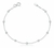 Pulseira de bolinhas prata na internet
