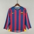 Camisa Barcelona I 05/06 Manga Longa - Retrô Nike Masculina - Azul e Grená