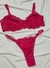 Conjunto De Lingerie Cecília Em Renda Sem Bojo Com Aro De Sustentação - Pink na internet