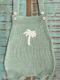 Romper Coqueiro Natu bebê.  A Natu bebê veste os bebês com muito amor e consciência ambiental.  Encante-se!