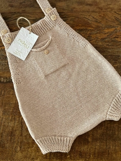 Romper Bolso Nude