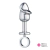 Plug Anal Pênis Metalizado 8,2 x 2,86 cm com Dedal Sexy Fantasy en internet