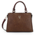 Bolsa Satchel Grande Com Recortes Laterais E Detalhes Em Croco Wj - 46089