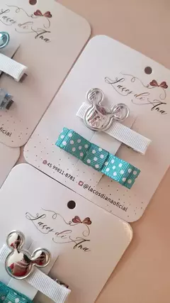 Hair Clips Minnie Poá (PAR)