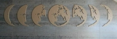 Fases de la luna decorativas