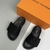 Slide Louis Vuitton Meia-Pata Pool Pillow em Noir
