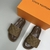 Slide Louis Vuitton Meia-Pata Pool Pillow em Noir na internet