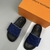 Slide Louis Vuitton Meia-Pata Pool Pillow em Noir - comprar online