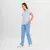 Ambo Lola Cotton Mix celeste - comprar online