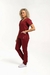 Ambo Lisa Spandex Bordo