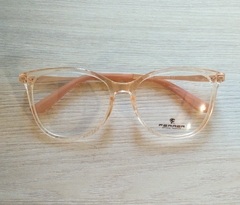 Armazón Ferrer coral transparente