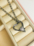 Pingente Coração Detalhado - Ródio Negro - comprar online