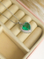 Colar Coração Verde Cravejado - DSá Semijoias